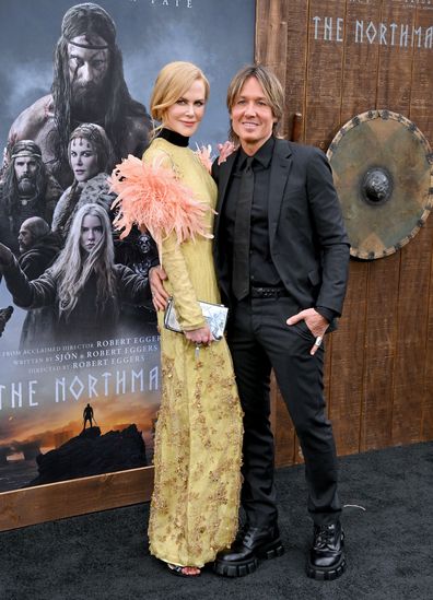 Nicole Kidman and Keith Urban attend the Los Angeles premiere of "northerner" at the TCL Chinese Theater on April 18, 2022 in Hollywood, California.