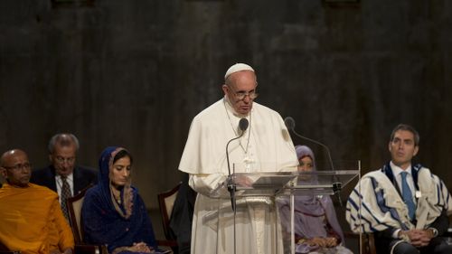Pope Francis holds memorial service at site of September 11 attacks