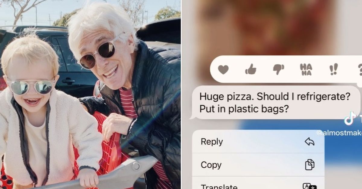 A grandpa in the US has gone viral on TikTok for the many texts he