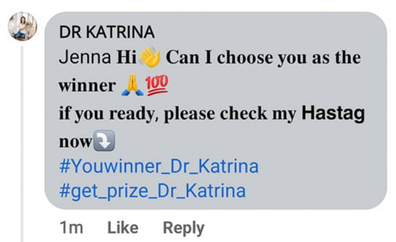 Dr Katrina Warren scam