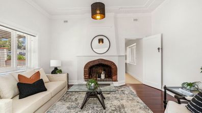 Perth property house living room art deco auction listing