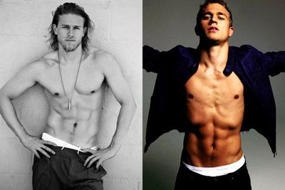 You may know him as the hot guy on a motrokbike in <i>Sons of Anarchy</i>, but Charlie Hunnam started out his career as a model.