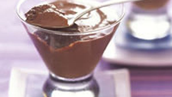 Silky chocolate mousse