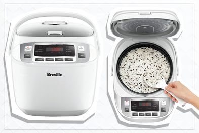 9PR: Breville The Smart Rice Box Cooker, White