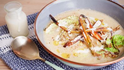 Jane de Graaff's leek and potato soup