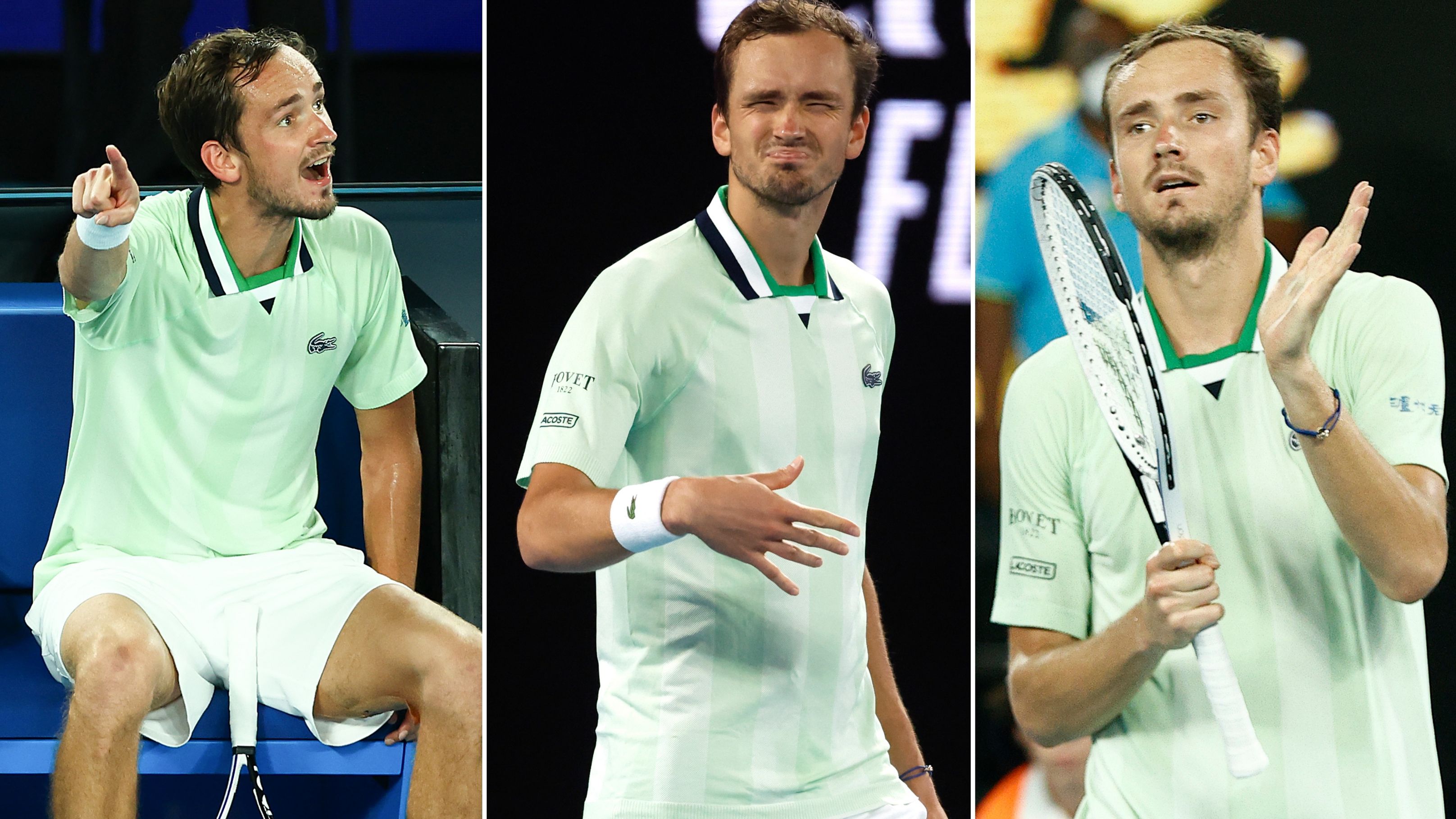 The moments that made Daniil Medvedev the perfect Australian Open villain