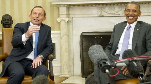Abbott and Obama discuss Iraq, Ebola
