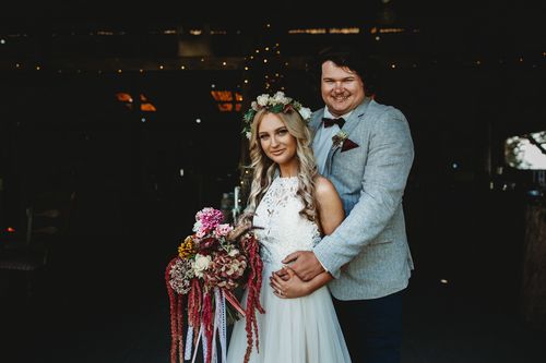 Mikaila was given six months to live, had to delay her wedding and was swamped in treatment costs - but for the generosity of her wedding photographer, Beth, and the local community, her big day got organised. (Beth Fernley)