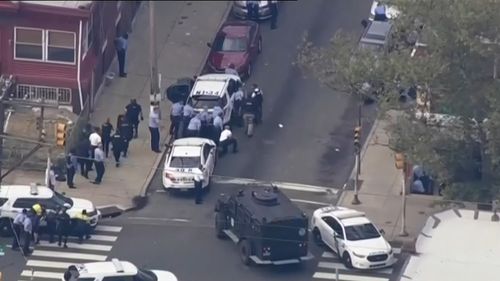 One police officer was reportedly shot in the head. Their condition is unknown.
