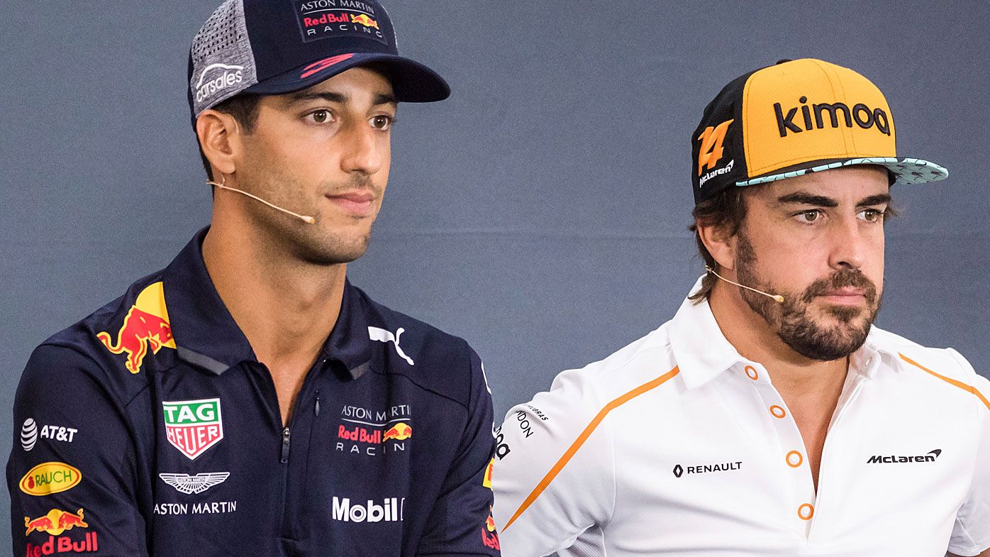 Ricciardo and Alonso