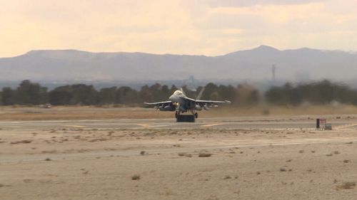 Only the RAAF and Britain's RAAF were invited to take part in the US military exercise. (9NEWS)