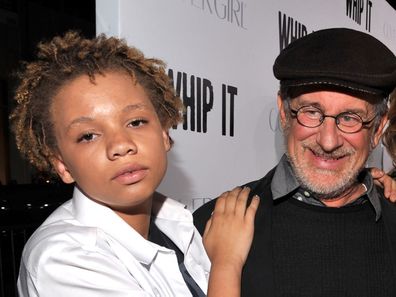 Steven Spielberg, daughter Mikaela, movie premiere 