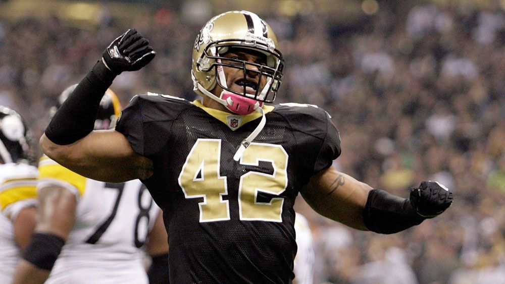 Darren Sharper playing for the New Orleans Saints. (AFP)