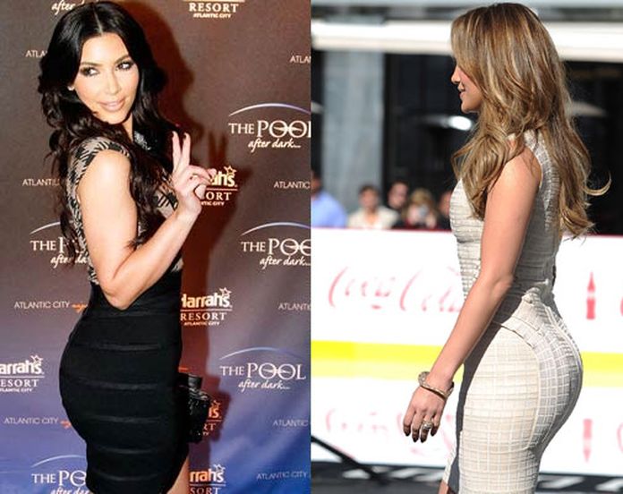 Kim Kardashian, Jennifer Lopez and More — Are Their Butts Real Or Fake?! -  In Touch Weekly