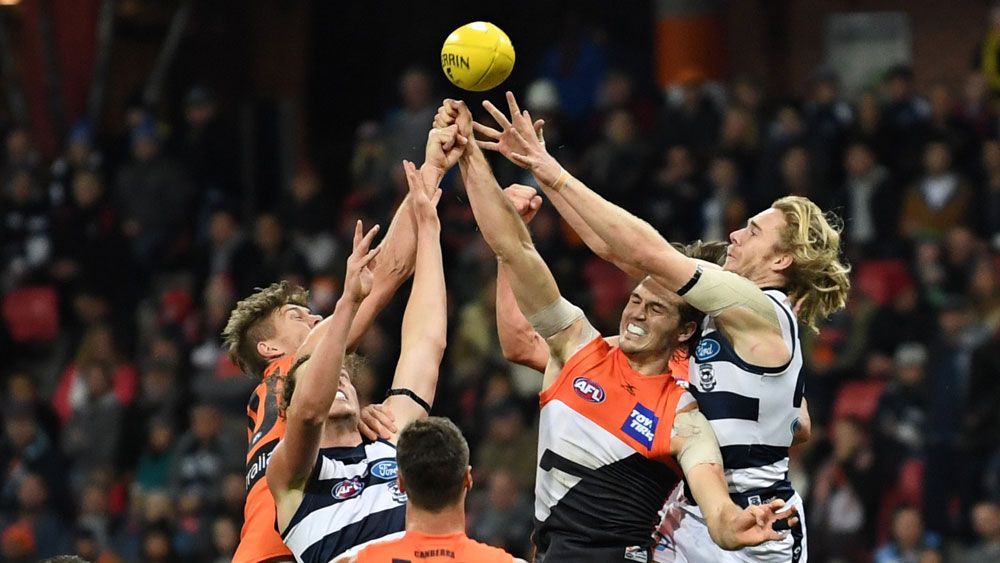 GWS, Cats battle to first AFL draw of 2017