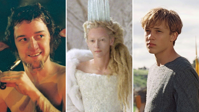 Narnia cast then and now