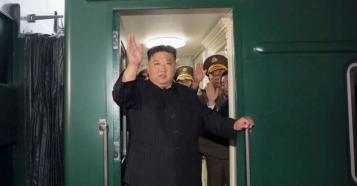 Kim Jong Un heading to Beijing in lavish but slow-moving armoured train