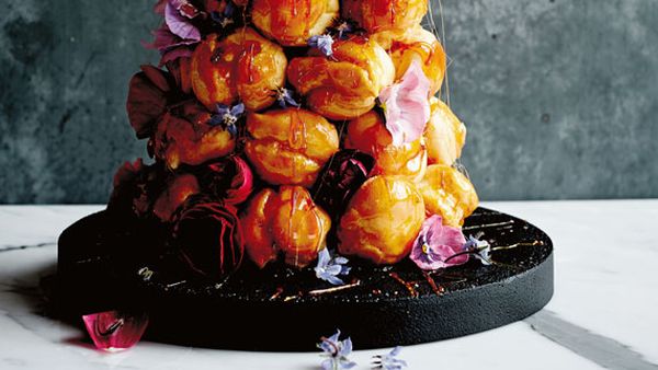 Caroline Griffith's croquembouche