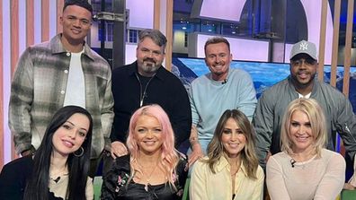 S Club 7 announce their reunited tour to mark their 25th anniversary on BBC's The One Show on February 13, 2023