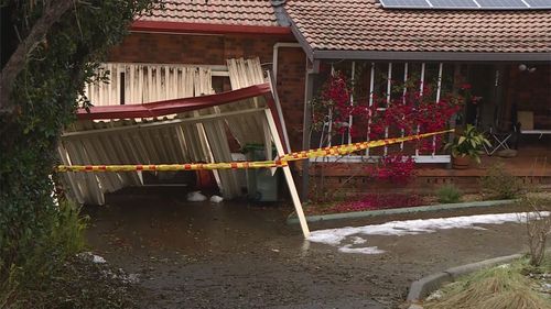 Storm damage Coffs Harbour hail flooding