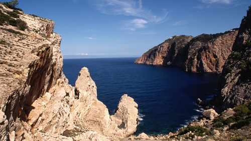 The freedivers were swimming off the Spanish coast in Portitxol Bay. 