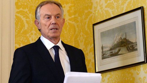 Tony Blair responded to the report yesterday. (AAP)