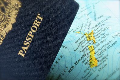 A New Zealand Passport in focus 