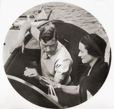 King Edward VIII and Wallis Simpson on a shore excursion during their Mediterranean cruise of 1936. 