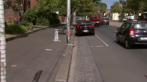 There was a lack of CCTV in the area, making piecing together the incident harder for police (9NEWS)