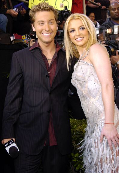 Lance Bass and Britney Spears red carpet interview