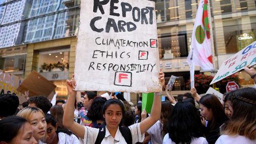 Thousands of students took action in a strike about climate change last year.