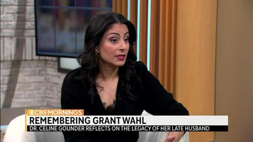 Dr Céline Gounder, la veuve de Grant Wahl dans l'émission This Morning de CBS