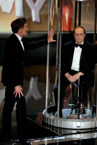 2006: Bob Newhart is trapped on stage