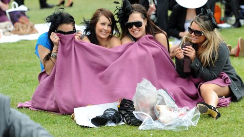 Melbourne is bracing for a frosty Spring Racing Carnival. (AAP)