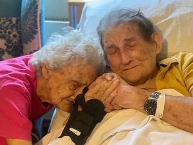 Tollesby Hall Care Home couple reunited Facebook