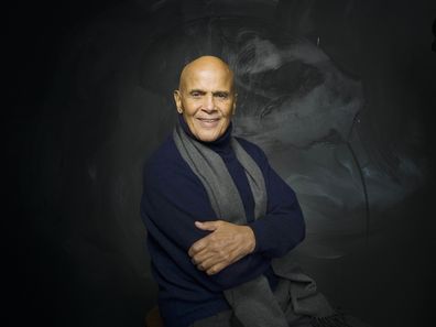 Actor, singer and activist Harry Belafonte from the documentary film "Sing Your Song," poses for a portrait during the Sundance Film Festival in Park City, Utah on Jan. 21, 2011