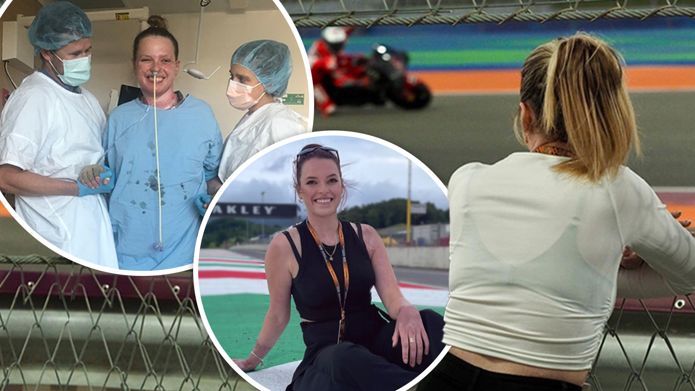 EXCLUSIVE: Maddi spent months in pain after she was set alight in a shocking backyard fire. Four years later she owns a motorcycle team