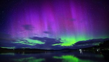 A spectacular aurora previously seen from Mt Nelson in Tasmania.