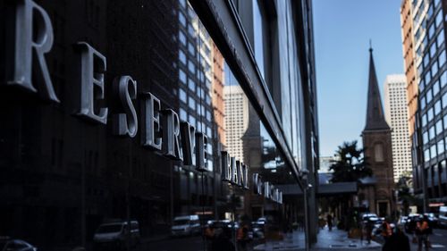 Reserve Bank of Australia building in Martin Place in Sydney