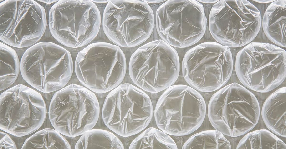 New bubble wrap doesn't pop, but original poppable version here to stay