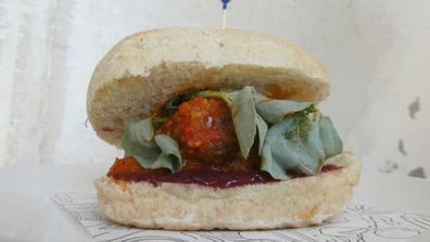 Meatball sandwich