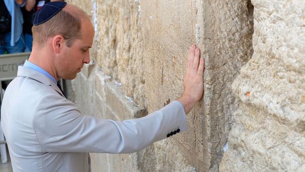 Prince William has visited the tomb of his great-grandmother while in Jerusalem.