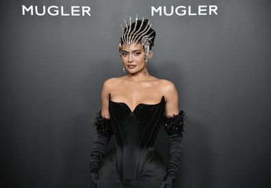 Kylie Jenner attends the "Thierry Mugler: Couturissime" Brooklyn Museum opening celebration on Tuesday, Nov. 15, 2022, in New York. (Photo by Evan Agostini/Invision/AP)