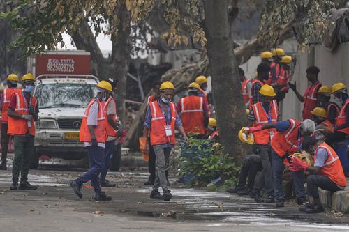 Air India plane crash site