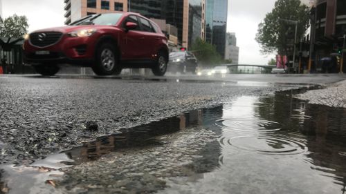 Sydney has also received a dumping of rain as thunderstorms develop over the city.