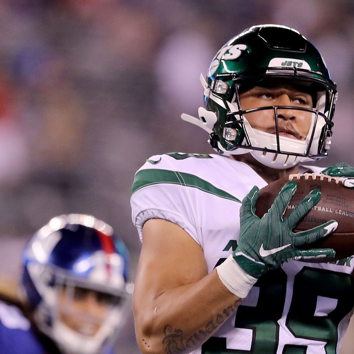 Valentine Holmes impresses on NFL debut for New York Jets