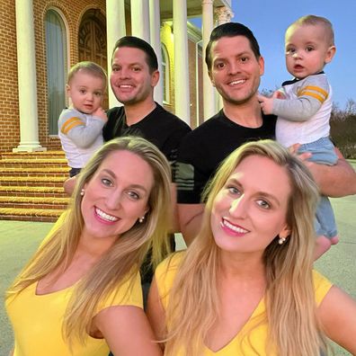 Extreme Sisters Identical twins Brittany and Briana Salyers who married twin brothers