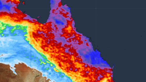 Rain is expected for much of the Queensland coast, including Brisbane and the Gold Coast.