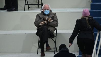 Bernie Sanders at Biden's Inauguration
