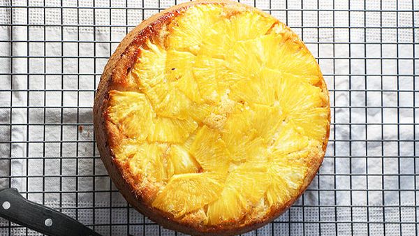 Liliana Battle's upside down pineapple cake